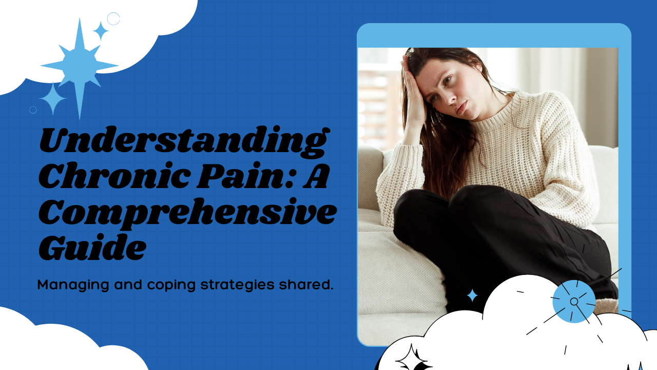 states understanding chronic pain, with a woman sitting on the couch in pain