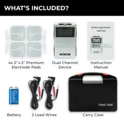 everything that is included with TENS 7000 