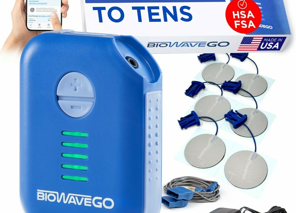 BioWaveGo machine with pads