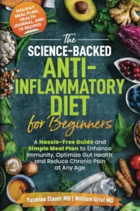 An image of "The Science-Backed Anti-Inflammatory Diet for Beginners" book.